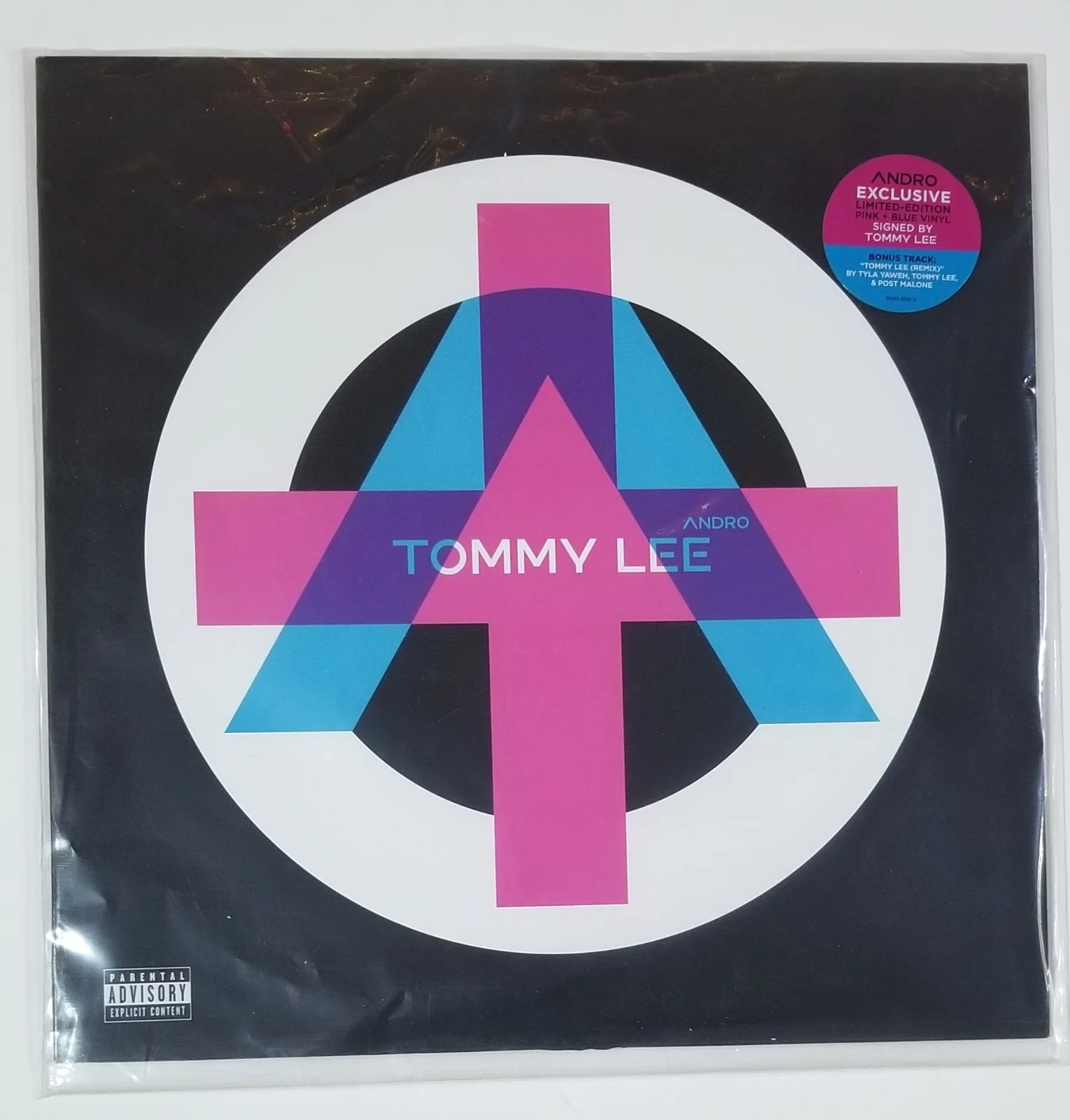 Tommy Lee of Motley Crue REAL SIGNED Andro Vinyl Record #3 JSA COA Autographed, изображение 5