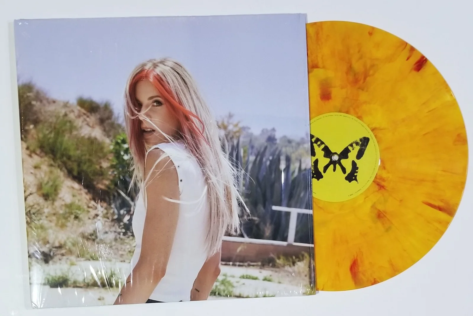 Taylor Acorn New Yellow Vinyl + REAL hand SIGNED poster insert #1 COA Autograph, изображение 2