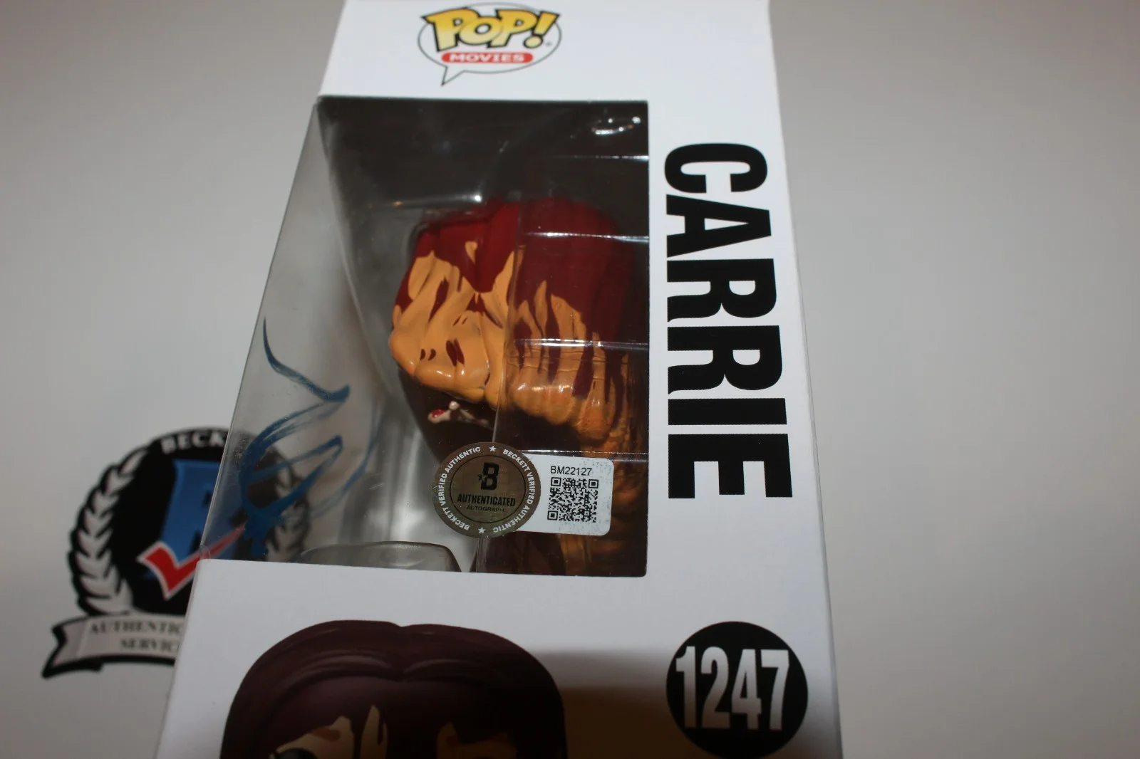 Chloe Moretz — CHLOE MORETZ SIGNED 'CARRIE' MOVIE FUNKO POP TOY BECKETT COA 1247 HORROR FILM, изображение 4