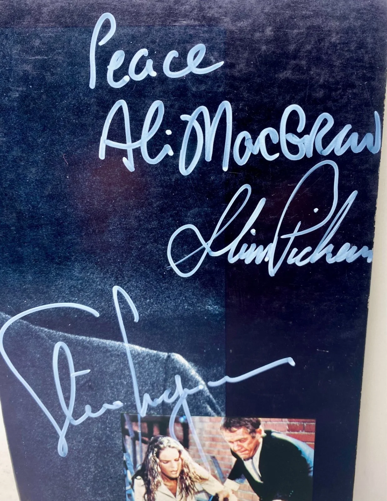 Cast — Steve McQueen The Getaway Movie Program Cast Signed Sam Peckinpah Al Lettieri, изображение 3