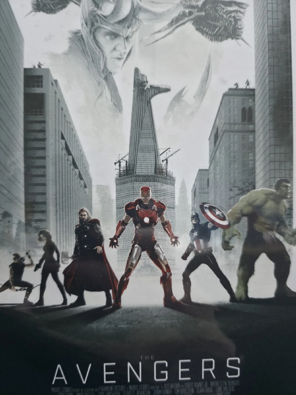 Avengers Movie Poster Art 6"x9" in A4 Mount Marvel MCU Robert Downey Junior, изображение 3