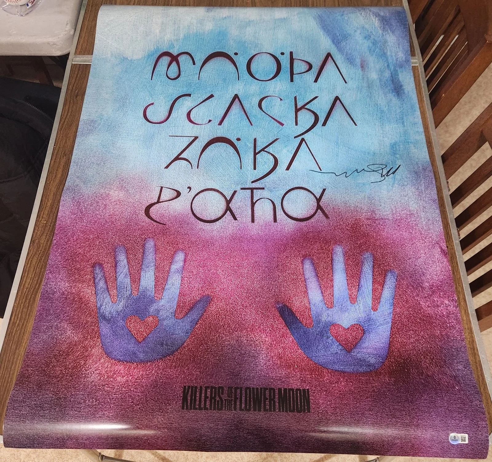 Martin Scorsese — Martin Scorsese Signed Killers Of The Flower Moon Original Poster 27x40 READ