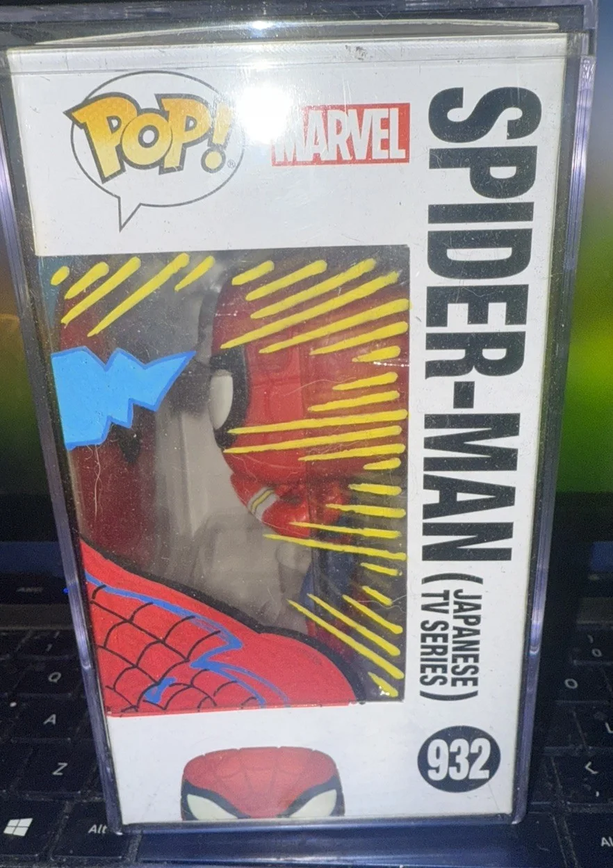 Sam De La Rosa Signed And Sketched Spider-man Exclusive Funko Pop Beckett, изображение 4