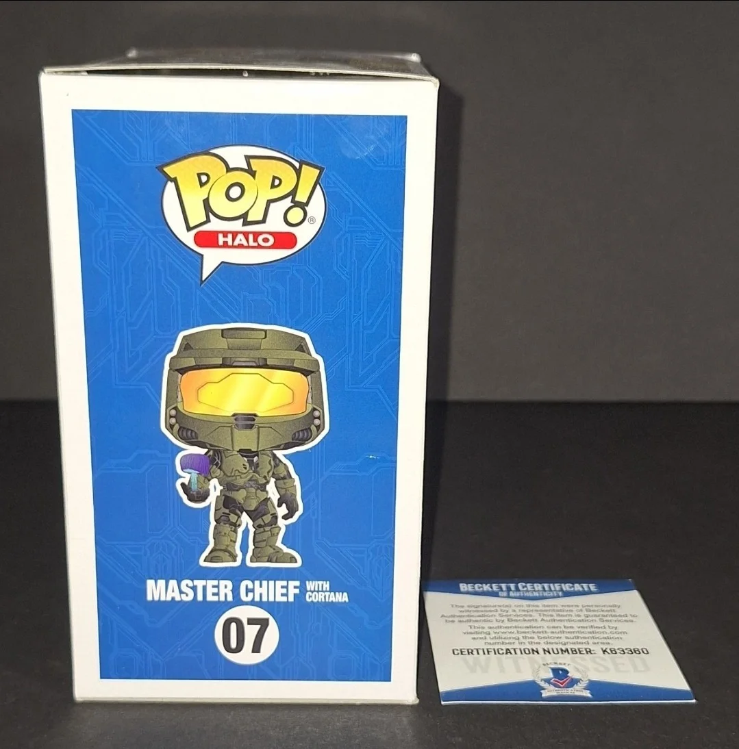 Steve Downes — Steve Downes Signed Autographed Halo Master Chief Tango Down Funko Beckett COA, изображение 4
