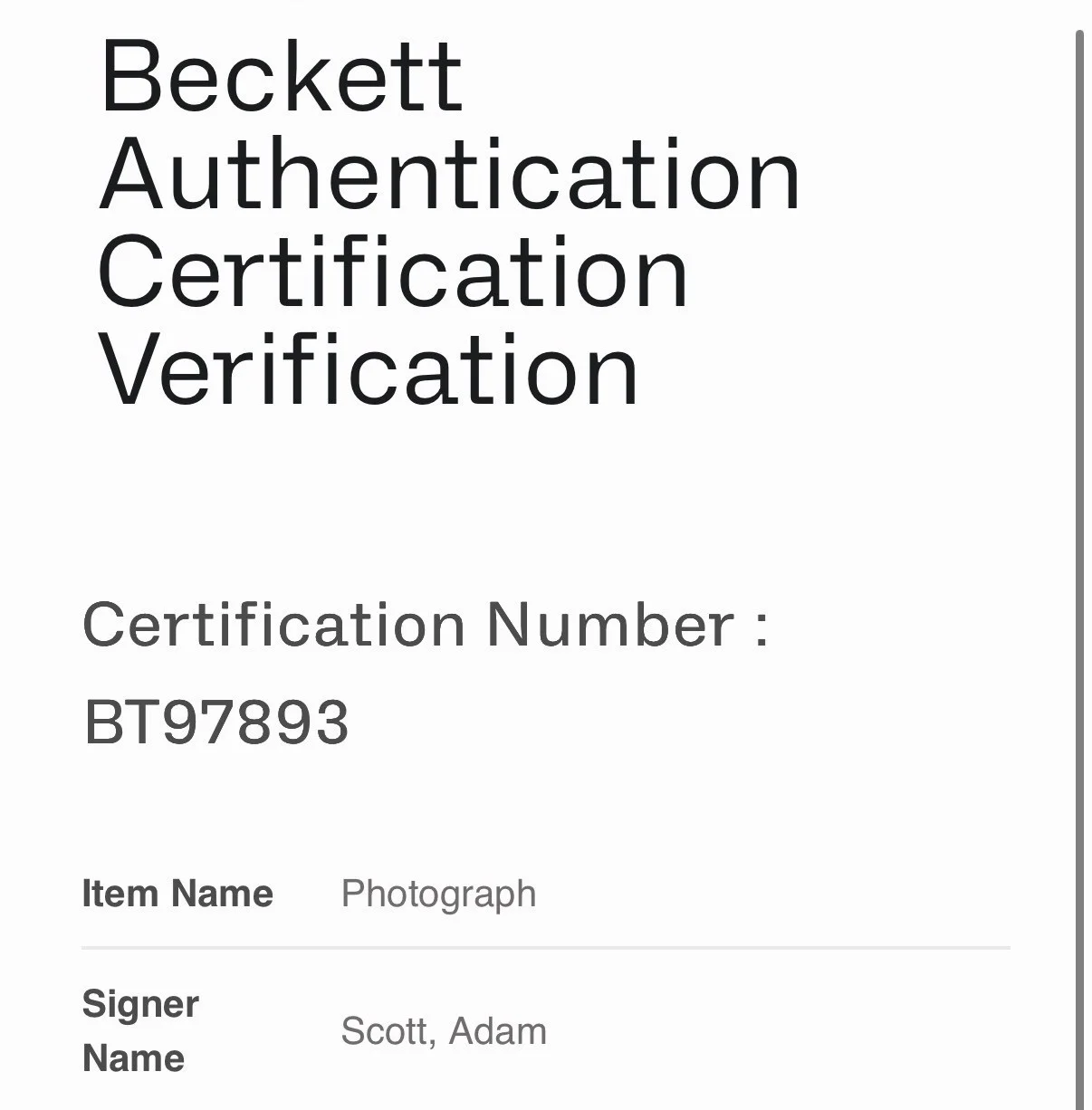 Adam Scott — ADAM SCOTT SIGNED AUTOGRAPH 8X10 SEVERANCE PHOTO BECKETT COA-B, image 4