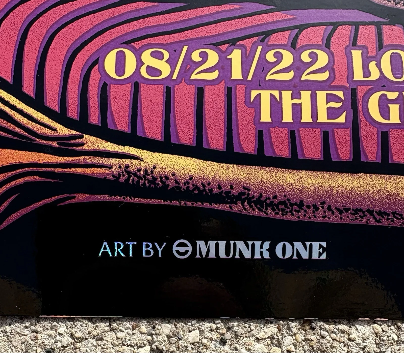 GOOSE Band SIGNED Foil Poster JSA COA 2022 Tour Los Angeles Greek Theatre, изображение 5