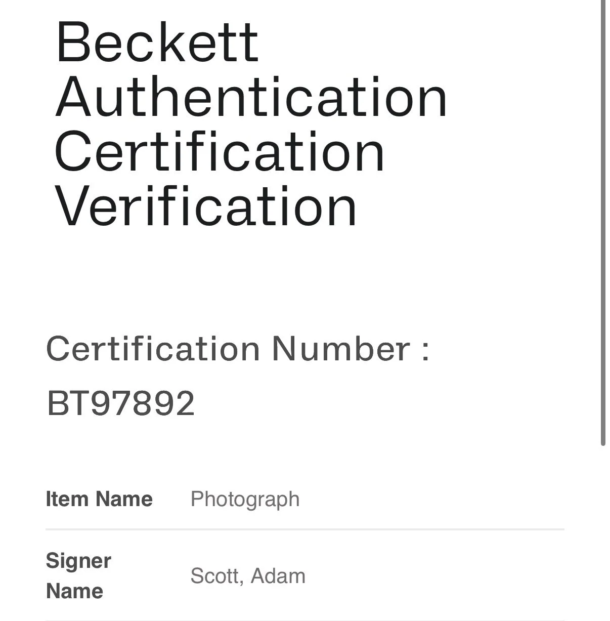Adam Scott — ADAM SCOTT SIGNED AUTOGRAPH 8X10 SEVERANCE PHOTO BECKETT COA-A, image 4