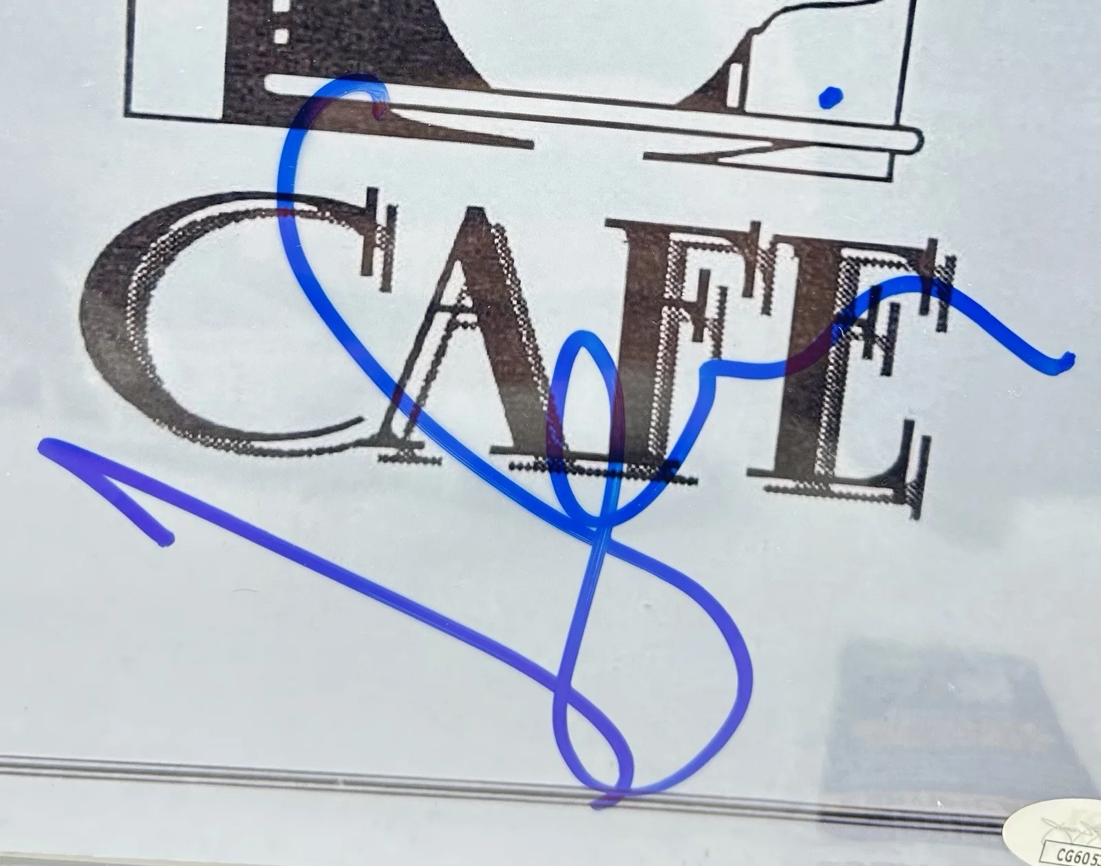 Jerry Seinfeld — Jerry Seinfeld Signed Monk’s Cafe Full Size Menu Replica Autographed JSA COA, image 3