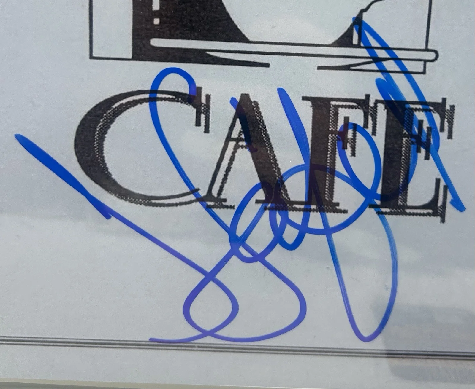 Jerry Seinfeld — Jerry Seinfeld Signed Monk’s Cafe Full Size Menu Replica Autographed JSA COA, image 3