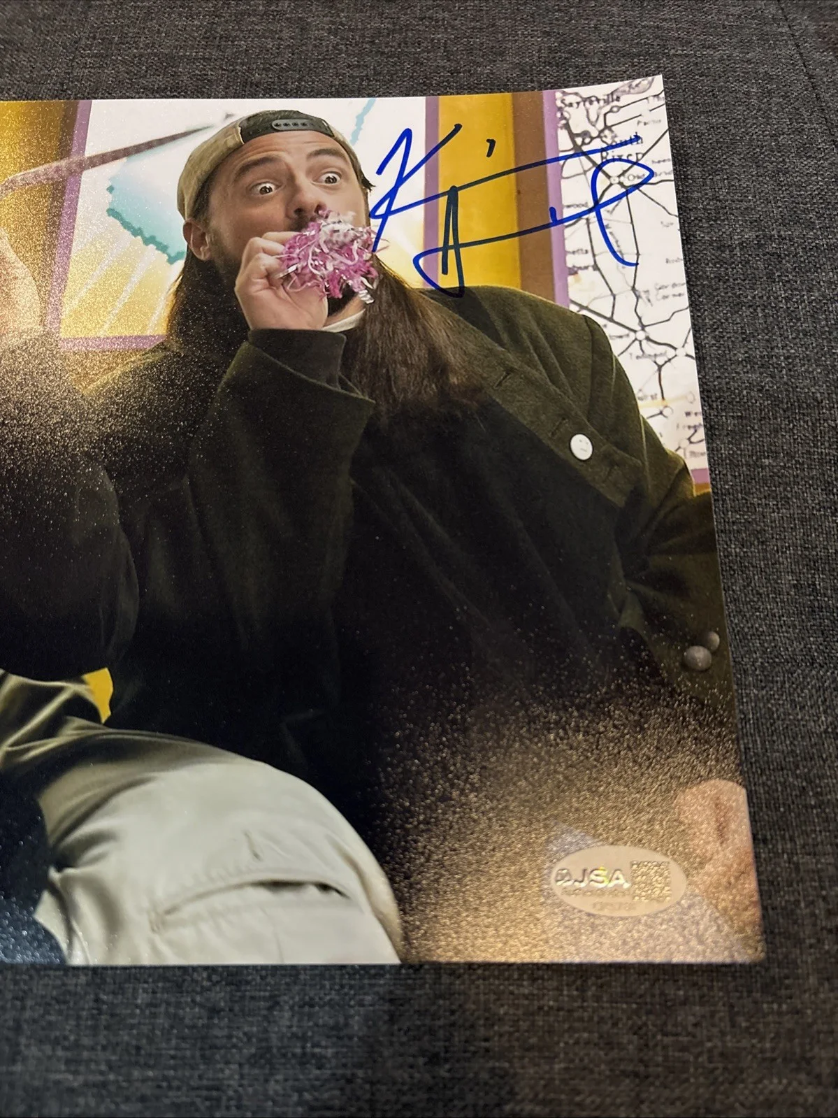 Kevin Smith — Kevin Smith Autographed 8x10 Photo Silent Bob Clerks JSA A, изображение 2