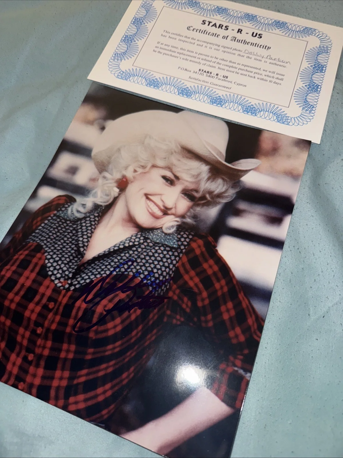 Authentic Signed Dolly Parton 8x10 Photo, image 4