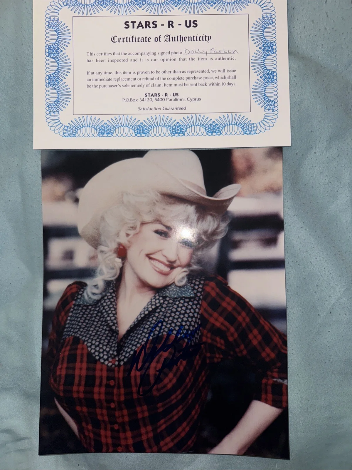 Authentic Signed Dolly Parton 8x10 Photo, image 5