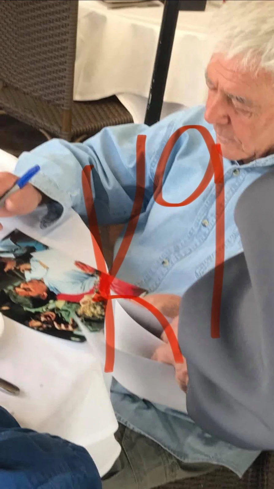 Richard Donner — Richard Donner - Director Goonies BTS SIGNED Autographed 8x10 Exact Proof, image 2