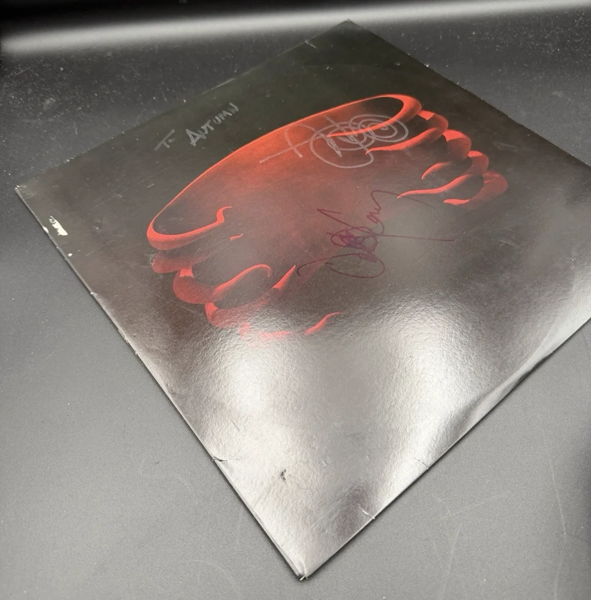 AUTOGRAPHED Tool Undertow Album "To Autumn" Signed by Adam Jones & Danny Carey, изображение 3