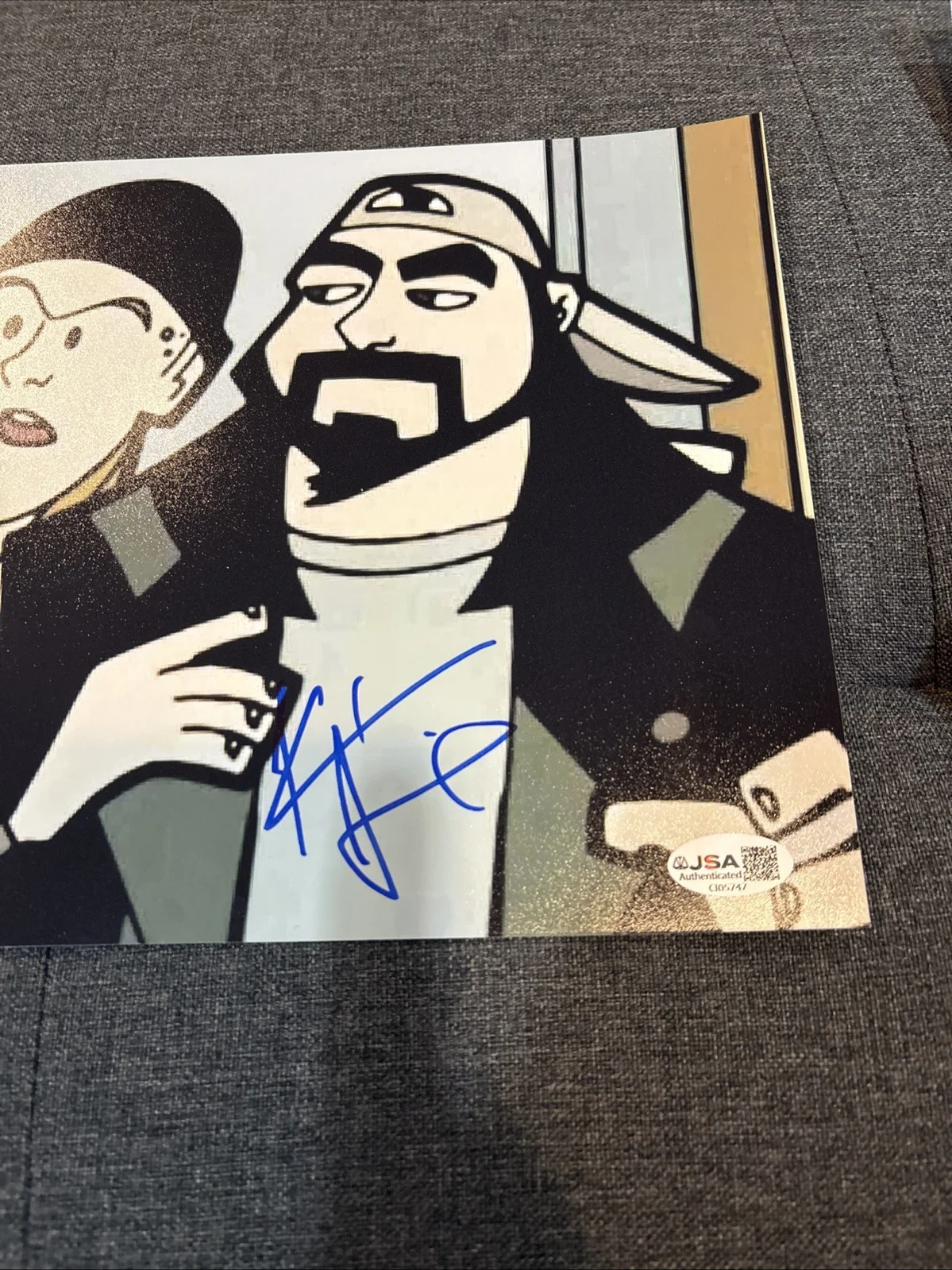 Kevin Smith — Kevin Smith Autographed 8x10 Photo Silent Bob Clerks JSA COA, image 2
