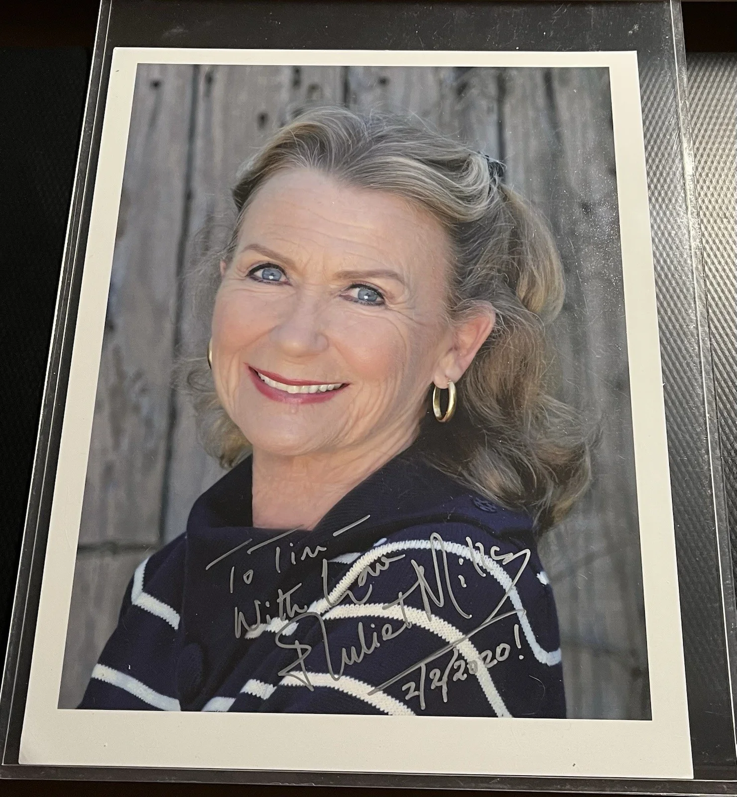 Juliet Mills aka Nanny & Professor Signed 8.5x11 Photograph w/ COA & Top Loader, изображение 3