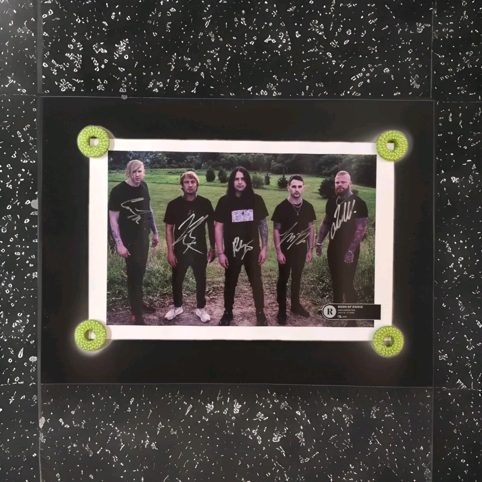 Signed BORN OF OSIRIS Ltd. Ed. 178/200 Poster Inkcarceration - 2022 -12.5" X 19”, изображение 2