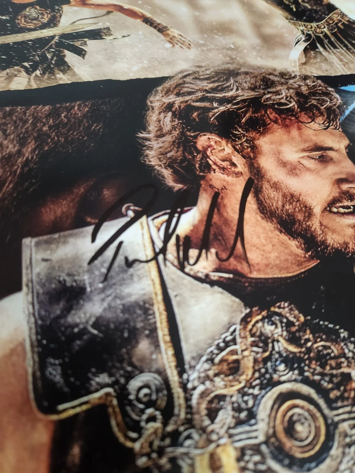 paul mescal — PAUL MESCAL SIGNED GLADIATOR 2 LUCIUS POSTER FULL SIZE 27X40 RARE SCOTT BAS COA, image 2