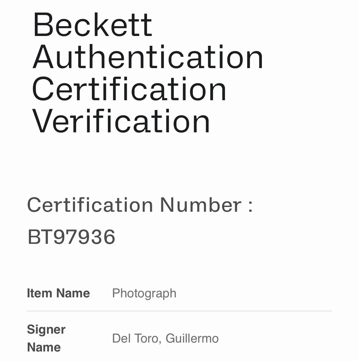 Guillermo Del Toro — GUILLERMO DEL TORO SIGNED AUTOGRAPH 12x18 FRANKENSTEIN PHOTO BECKETT-B, изображение 4
