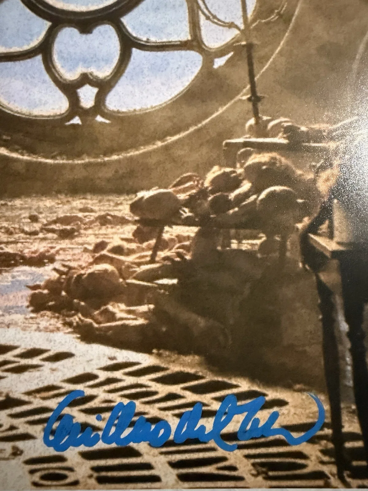 Guillermo Del Toro — GUILLERMO DEL TORO SIGNED AUTOGRAPH 11x17 FRANKENSTEIN PHOTO BECKETT BT97940, image 2