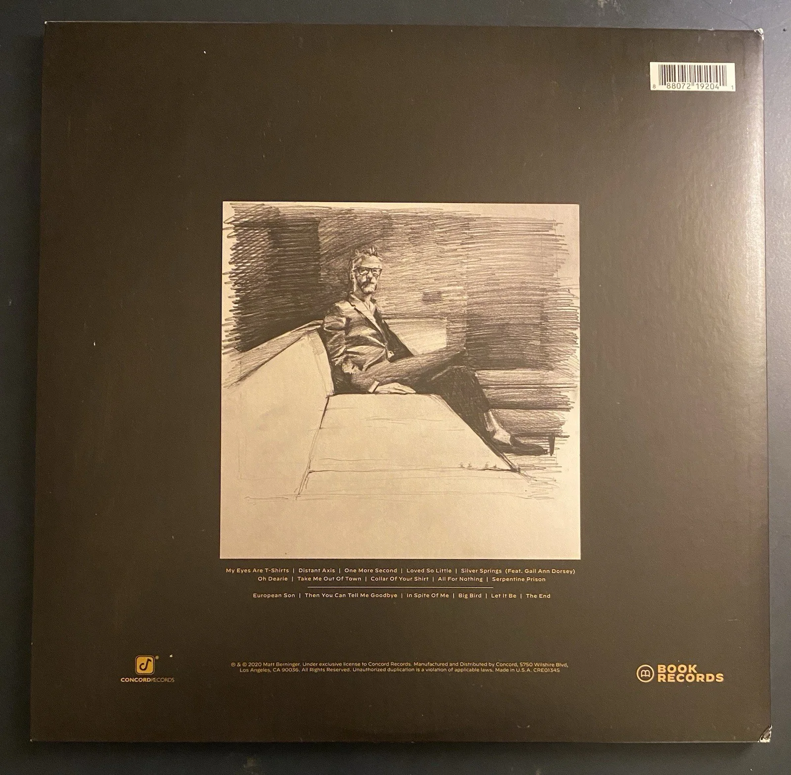 Matt Berninger SIGNED Serpentine Prison (The National) Vinyl, image 3