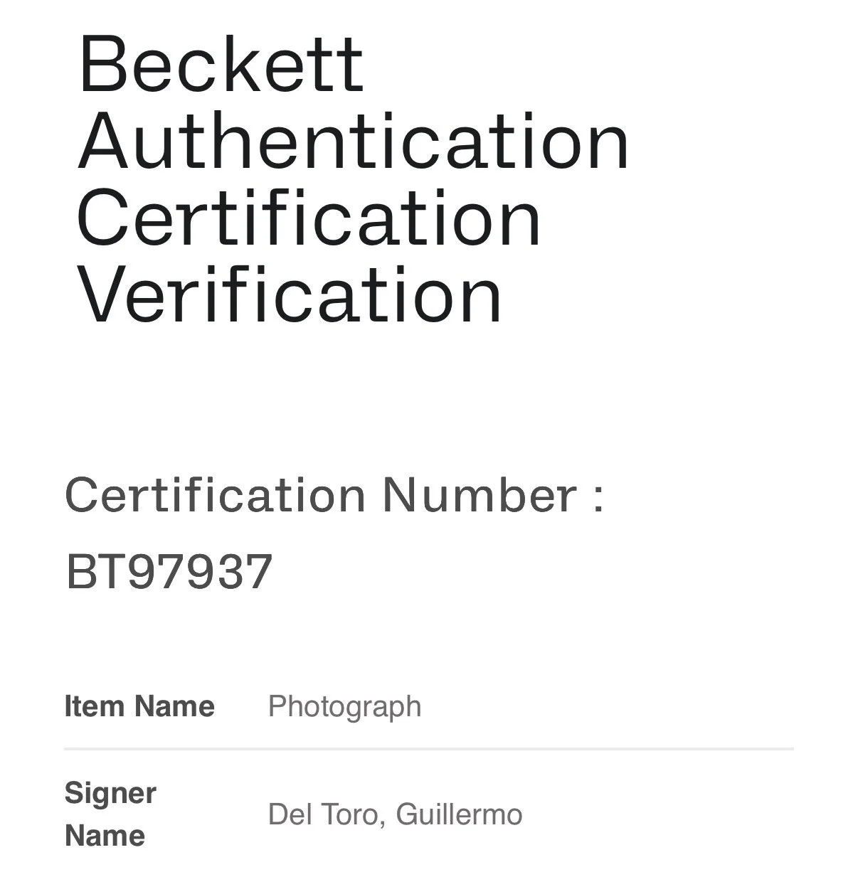 Guillermo Del Toro — GUILLERMO DEL TORO SIGNED AUTOGRAPH 12x18 FRANKENSTEIN PHOTO BECKETT-C, image 4