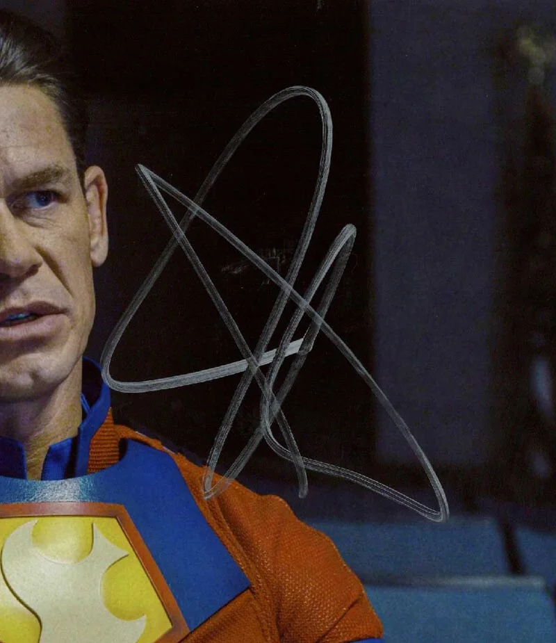 JOHN CENA SIGNED AUTOGRAPHED 11x14 PHOTO PEACEMAKER SUICIDE SQUAD BECKETT BAS, image 2