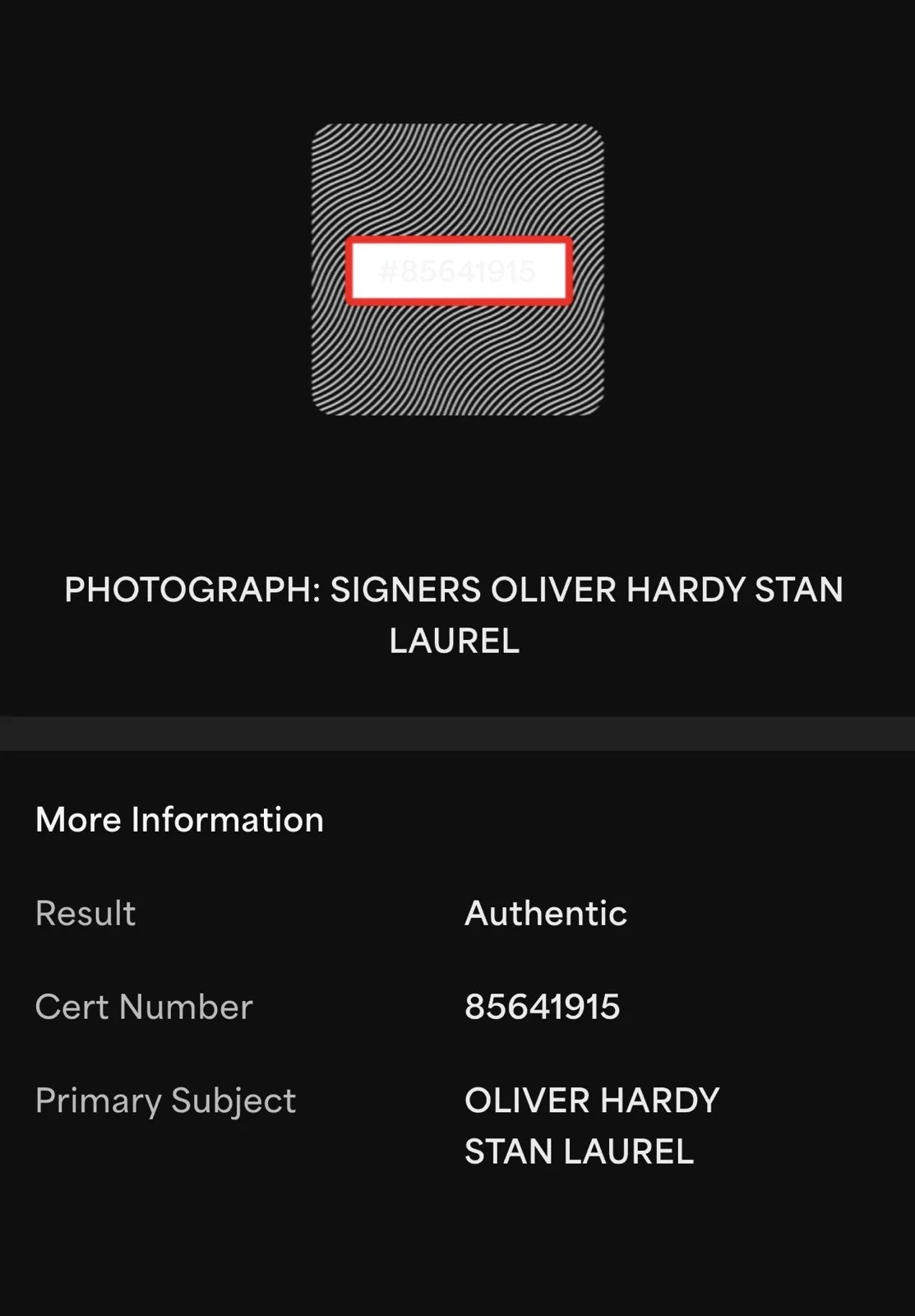 STAN LAUREL / OLIVER HARDY AUTOGRAPHED HAND SIGNED 8X10 PHOTO PSA/DNA SCARCE, image 5