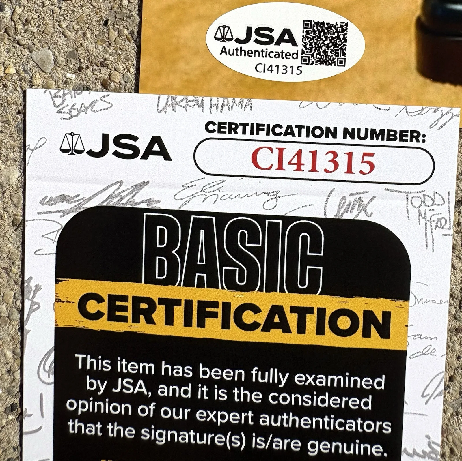 EMEI SIGNED 8X10 Photo JSA COA B, image 2
