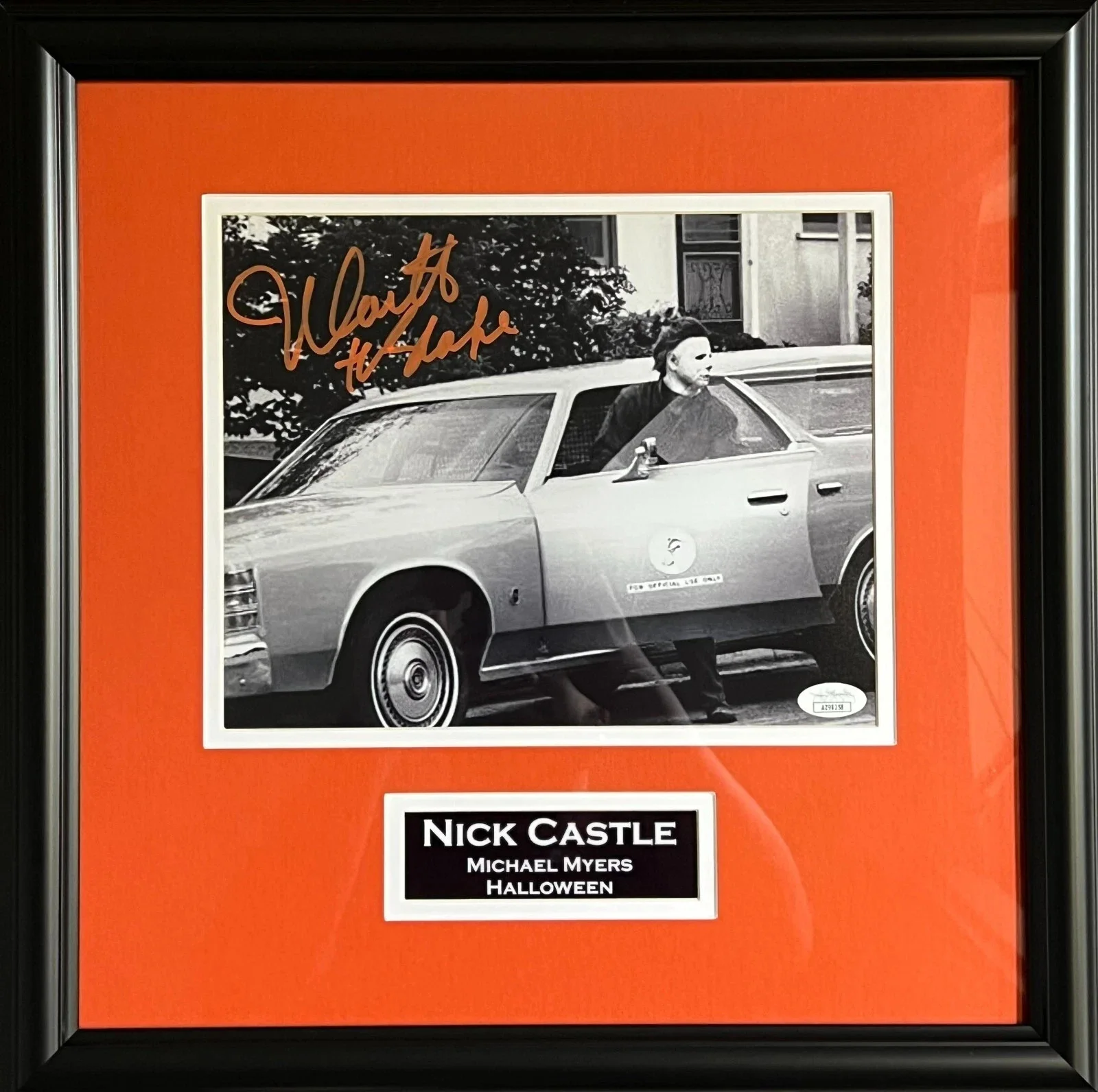 Nick Castle — Nick Castle autographed inscribed framed 8x10 photo Halloween JSA Michael Myers