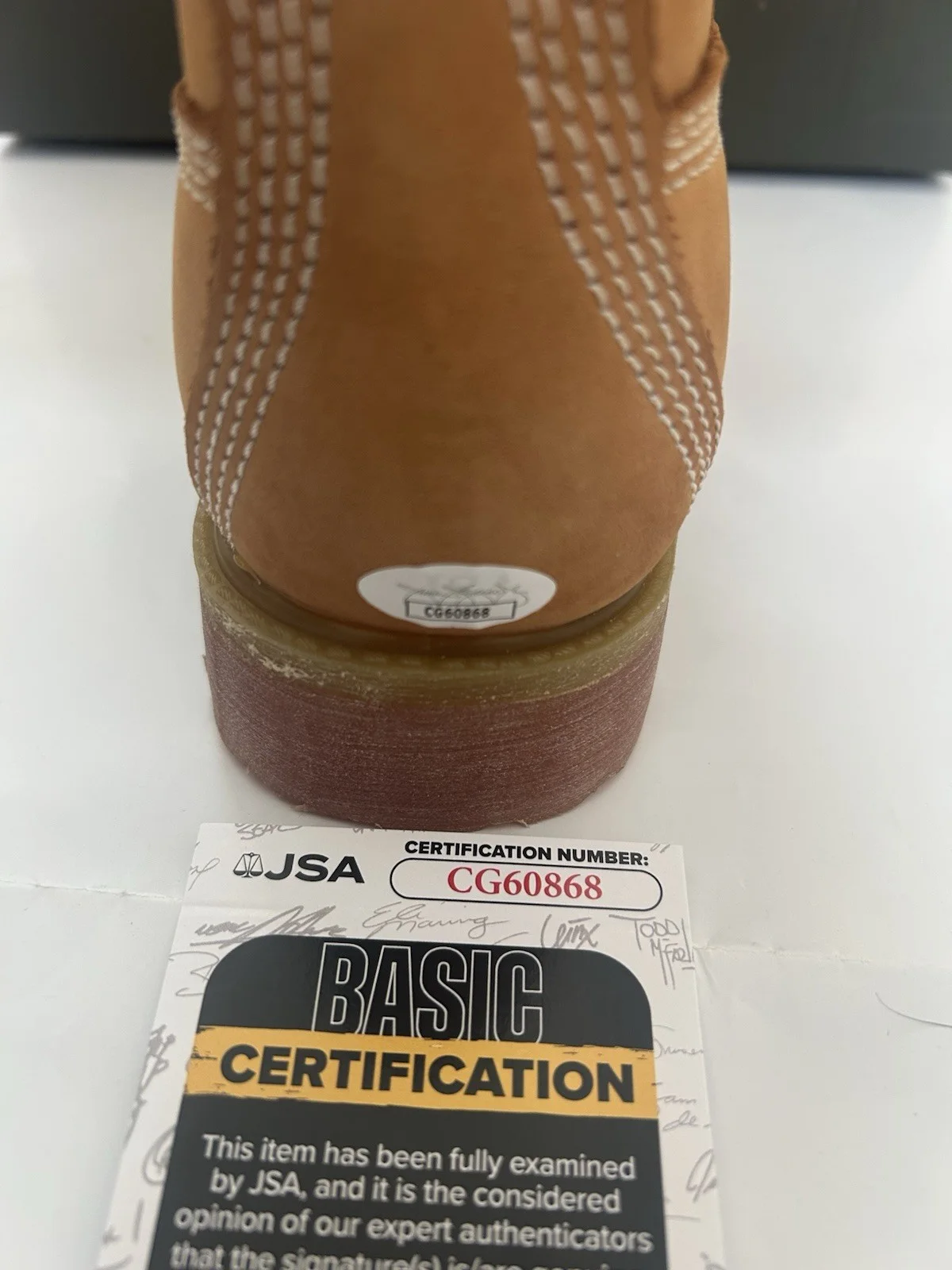 Adam Sandler Signed Autographed Timberland Boots Happy Gilmore Movie JSA COA, изображение 3