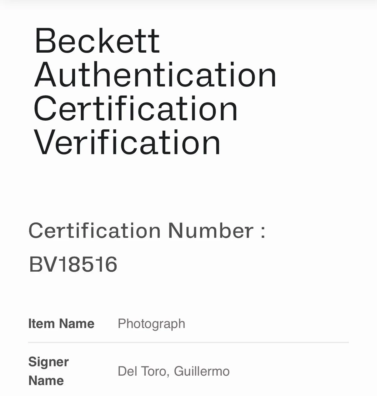 Guillermo Del Toro — GUILLERMO DEL TORO SIGNED AUTOGRAPH 11x17 FRANKENSTEIN PHOTO BECKETT-A, изображение 4