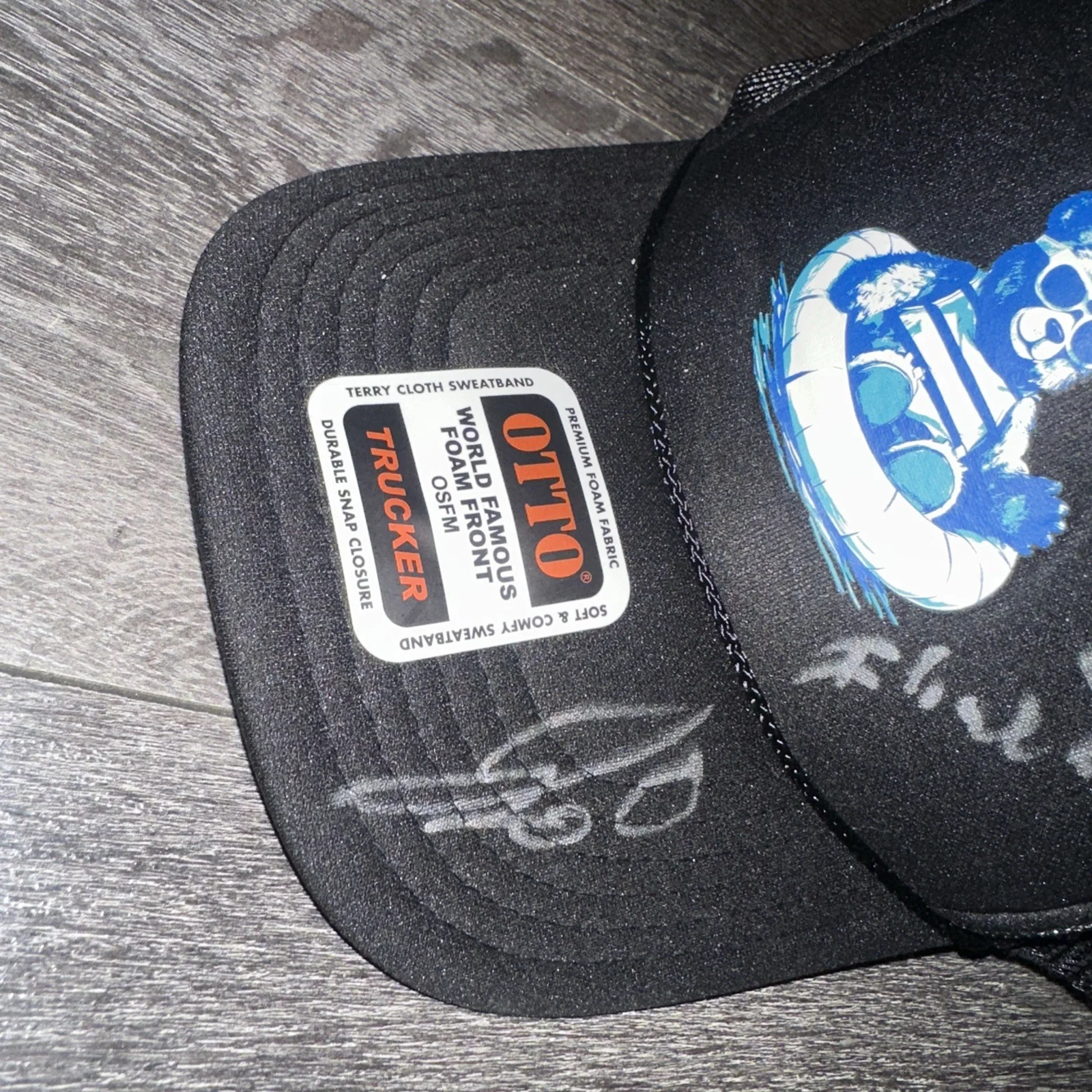 Teddy Swims JSA Signed Autograph Jaten Collin Dimsdale. Cap/hat, image 2