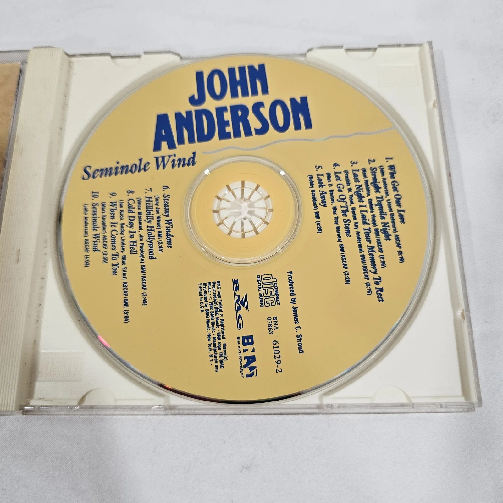 John Anderson Signed Cd "Seminole Wind", изображение 3
