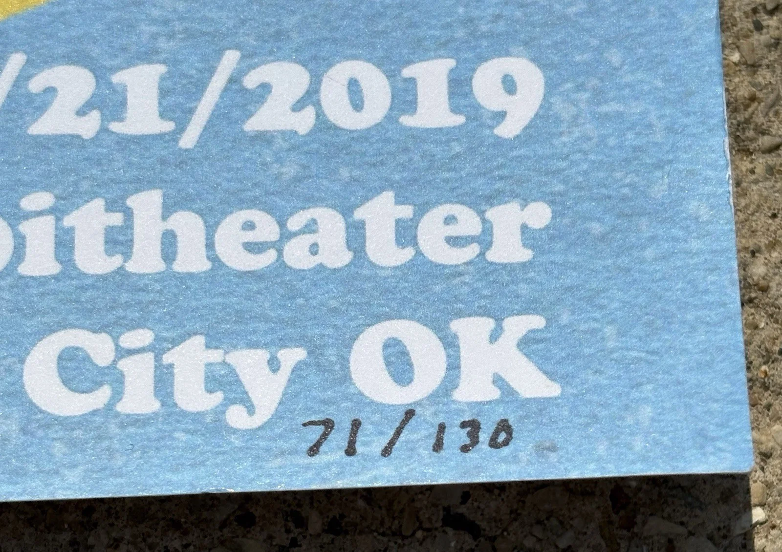 WEIRD AL YANKOVIC SIGNED Poster JSA COA 2019 Strings Attached Tour, image 2