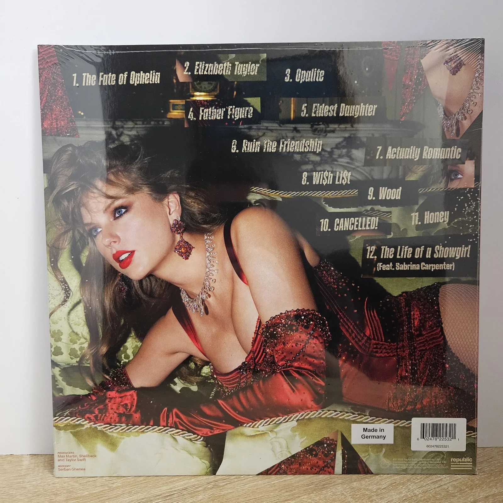 Taylor Swift The Life Of A Showgirl The Tiny Bubbles In Champagne Vinyl Record, изображение 2