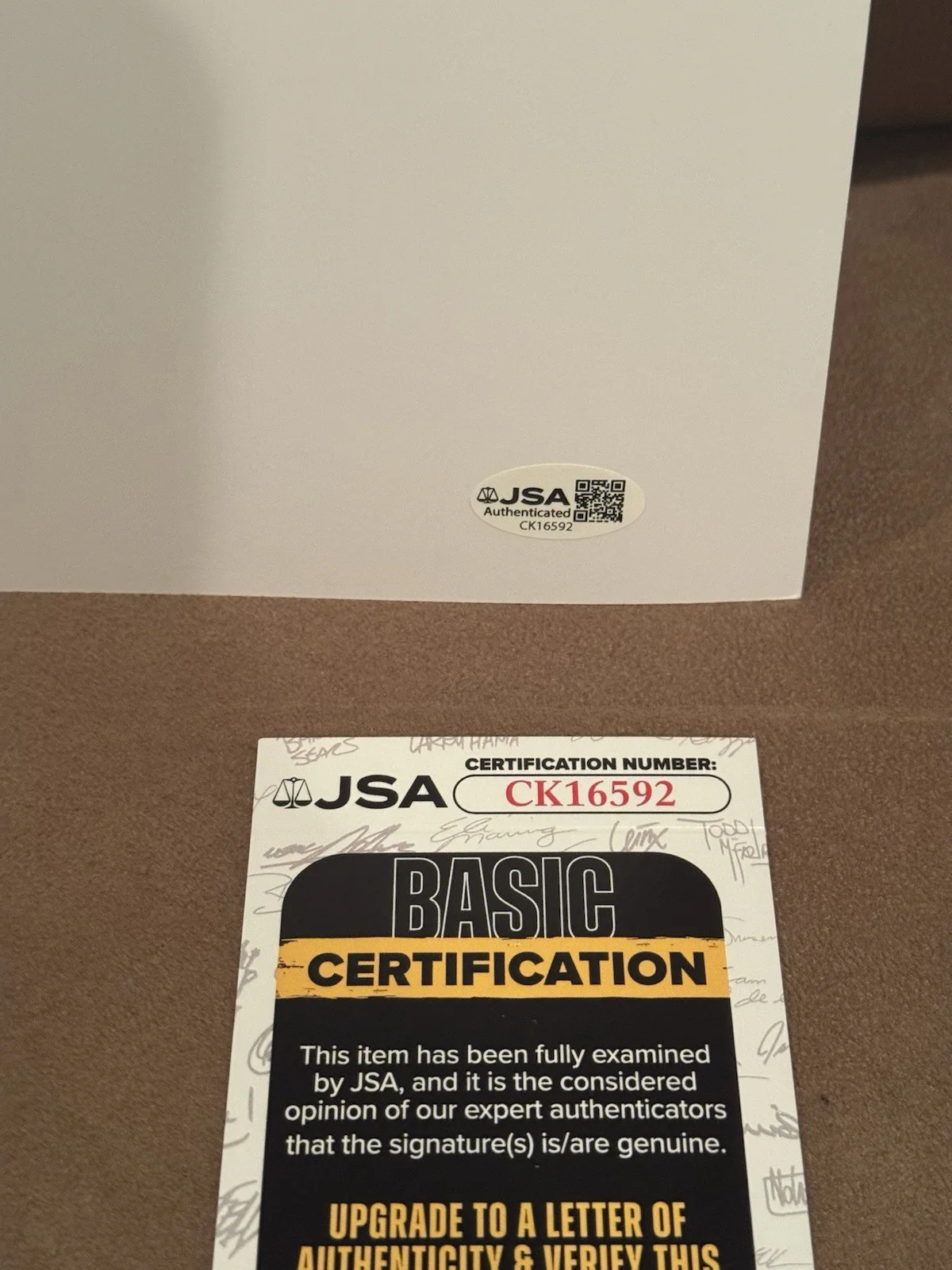 Graham Nash Signed Autographed 11 by 17 Concert Poster JSA, image 3