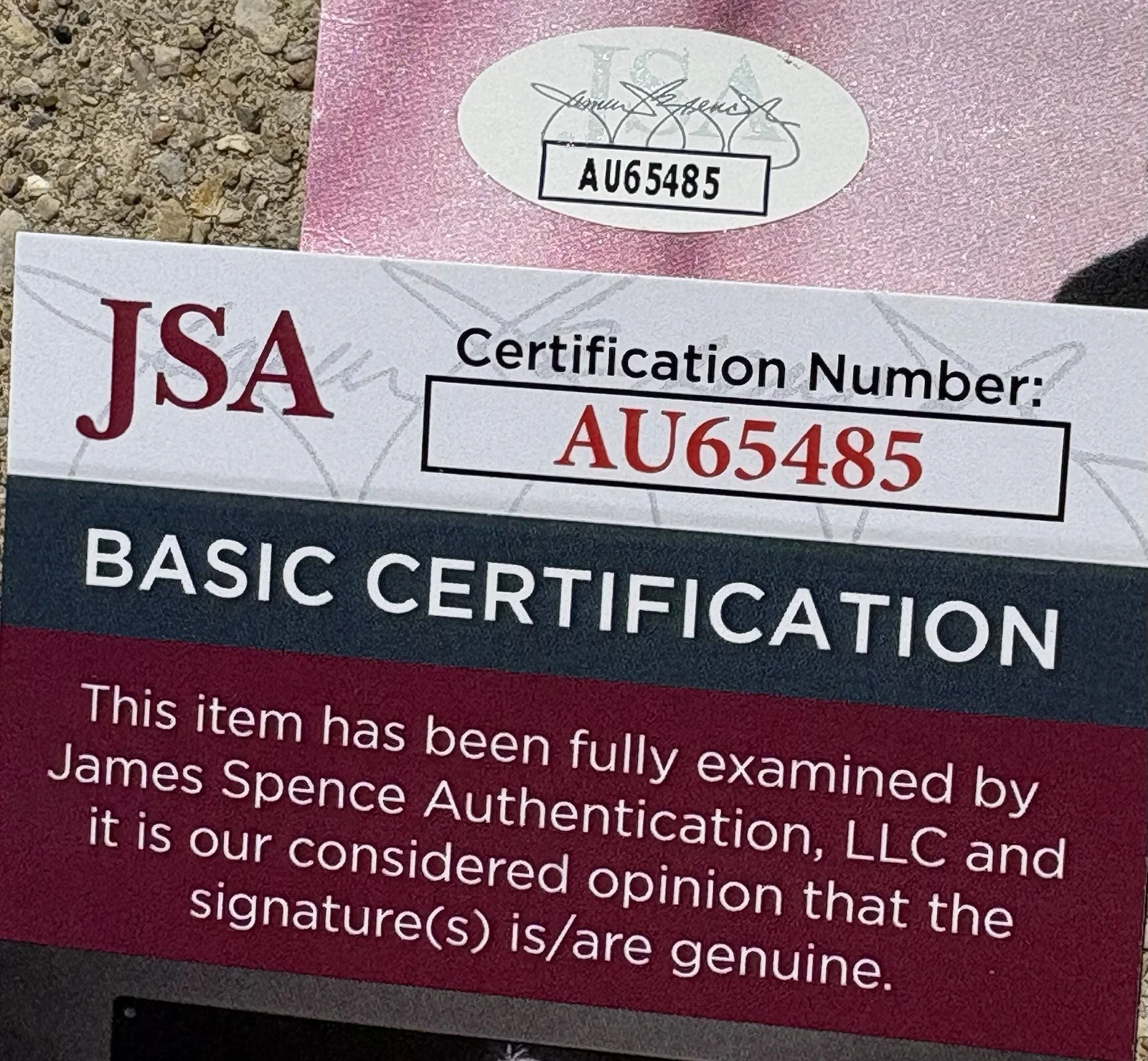 TENILLE ARTS SIGNED Poster JSA COA, image 2