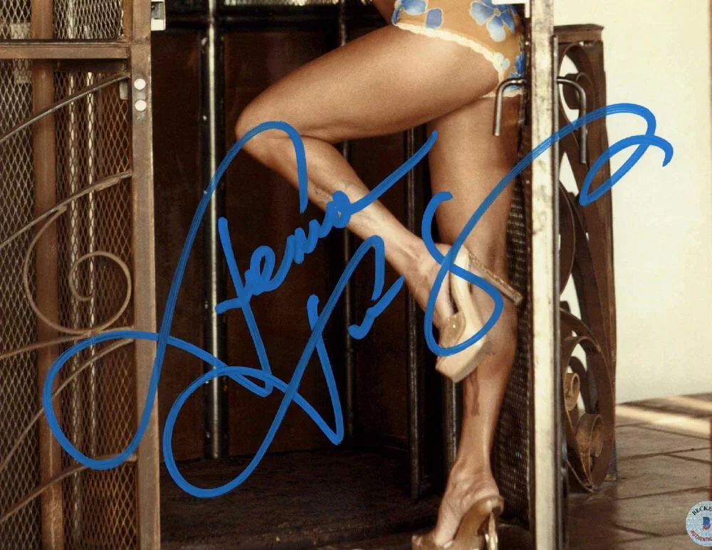 JENNA JAMESON SIGNED 11x14 PHOTO POPULAR ADULT MOVIE ACTRESS YOUNG BECKETT BAS, изображение 2
