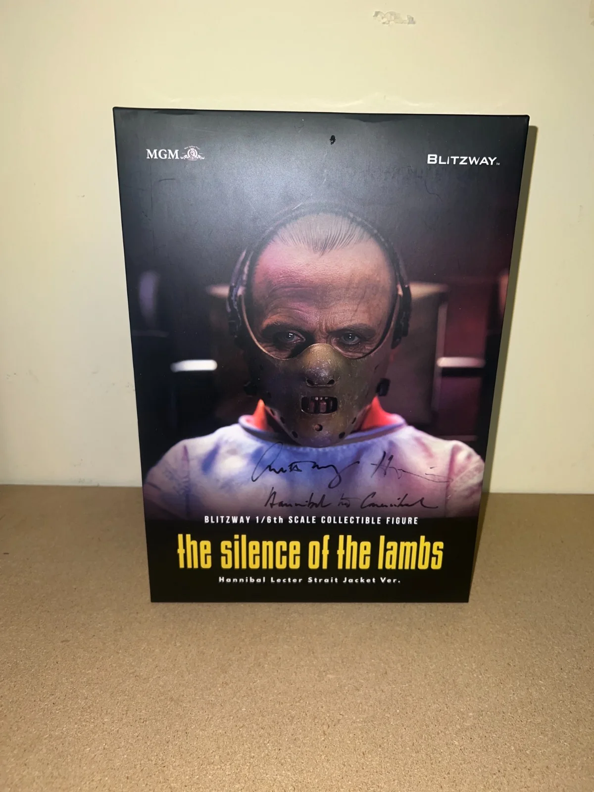 anthony hopkins — Anthony Hopkins Signed Blitzway 1/6 SILENCE OF THE LAMBS HANNIBAL LECTER Figure, image 3