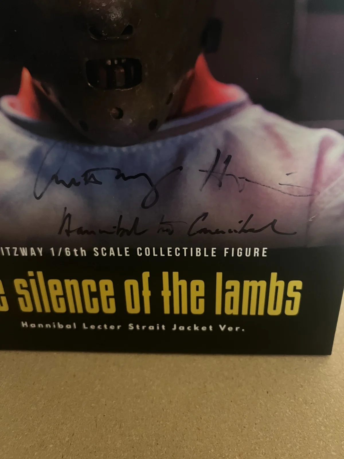 anthony hopkins — Anthony Hopkins Signed Blitzway 1/6 SILENCE OF THE LAMBS HANNIBAL LECTER Figure, image 4