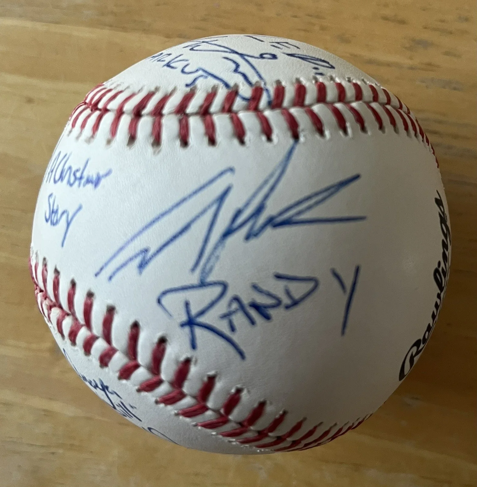 A Christmas Story Cast Signed Autographed Baseball, image 3