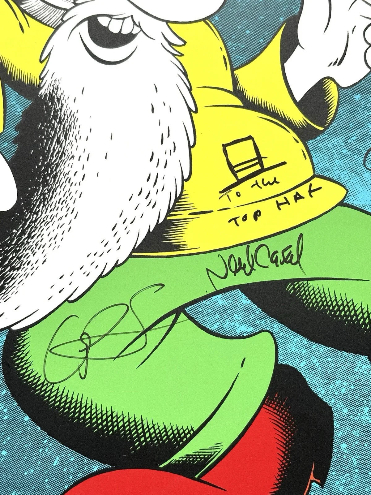 CRB CHRIS ROBINSON Band SIGNED Poster JSA COA & RARE SKETCH, изображение 3