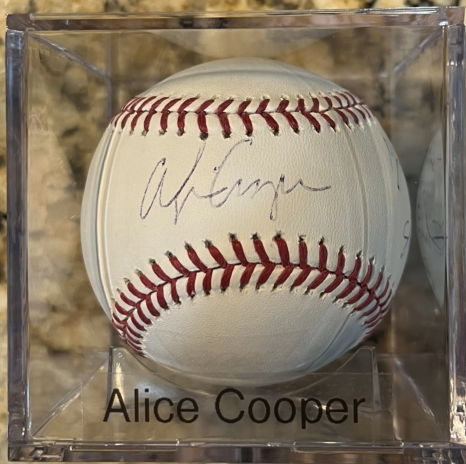 Alice Cooper Signed Autographed Baseball Inscribed: God Father Of Shock Rock, изображение 3