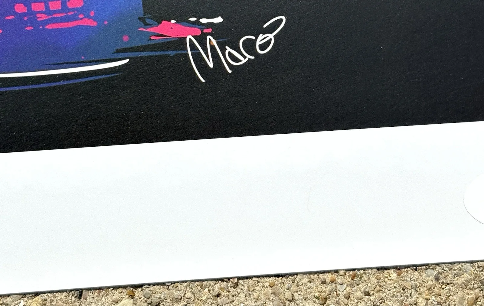 STEVEN WILSON SIGNED Poster Art Print JSA COA, image 2