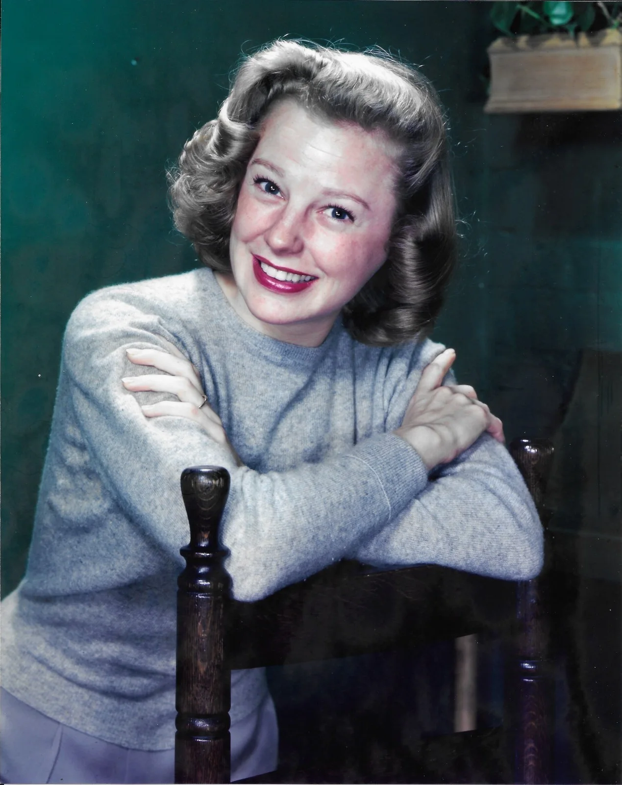 June Allyson — June Allyson Authentic Vintage Signed 3x4 Paper Slip Classic Hollywood Star, изображение 2
