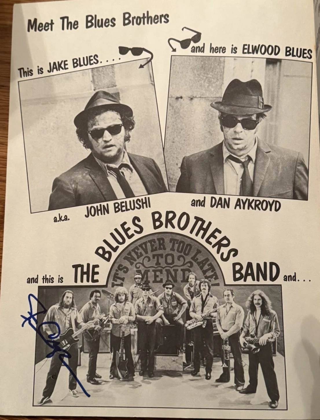 Blues Brothers Souvenir Songbook Signed By Steve Cropper RARE! Cherry Lane Music, изображение 2