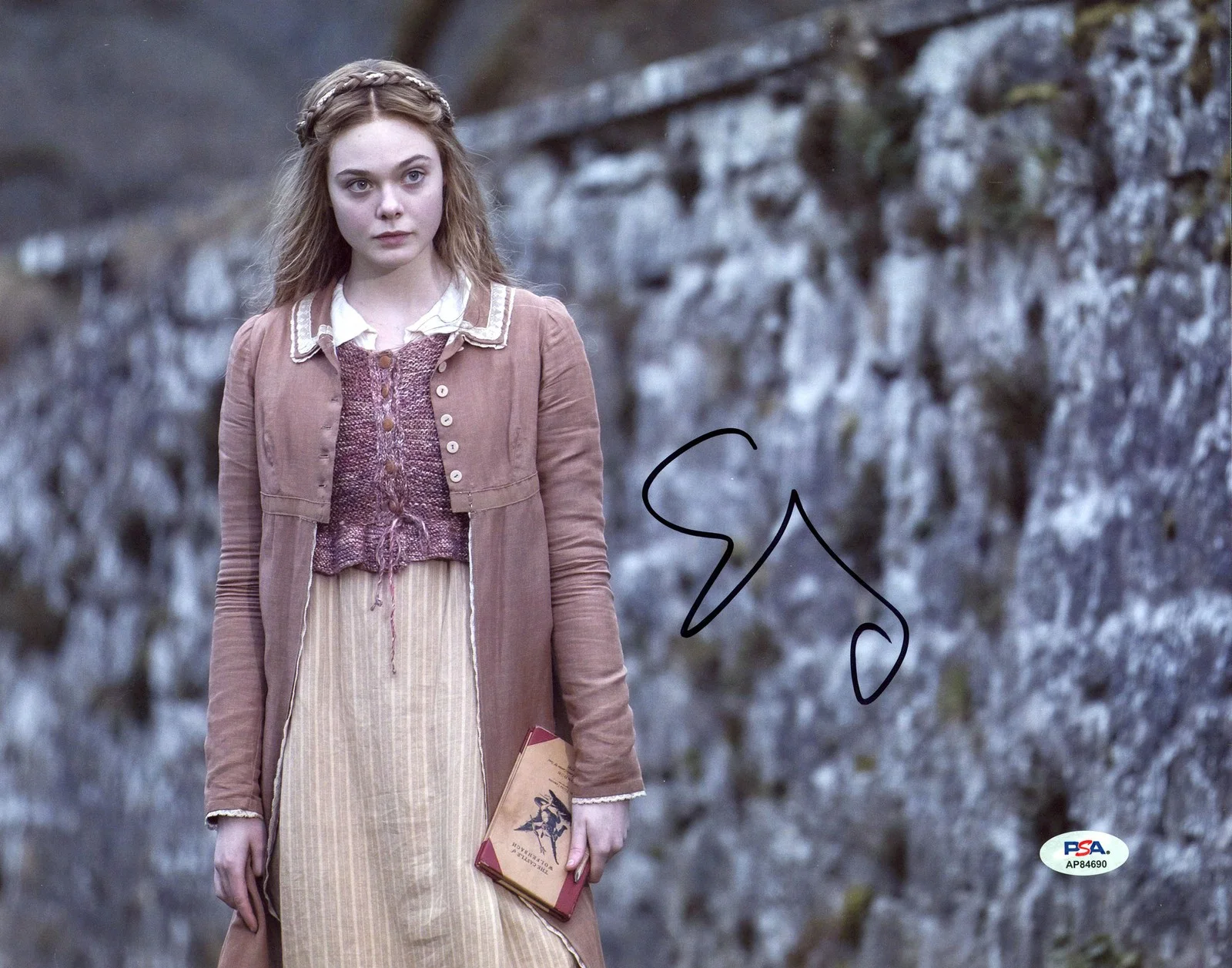 Elle Fanning — Elle Fanning Mary Shelley Authentic Signed 11x14 Photo PSA/DNA #AP84690