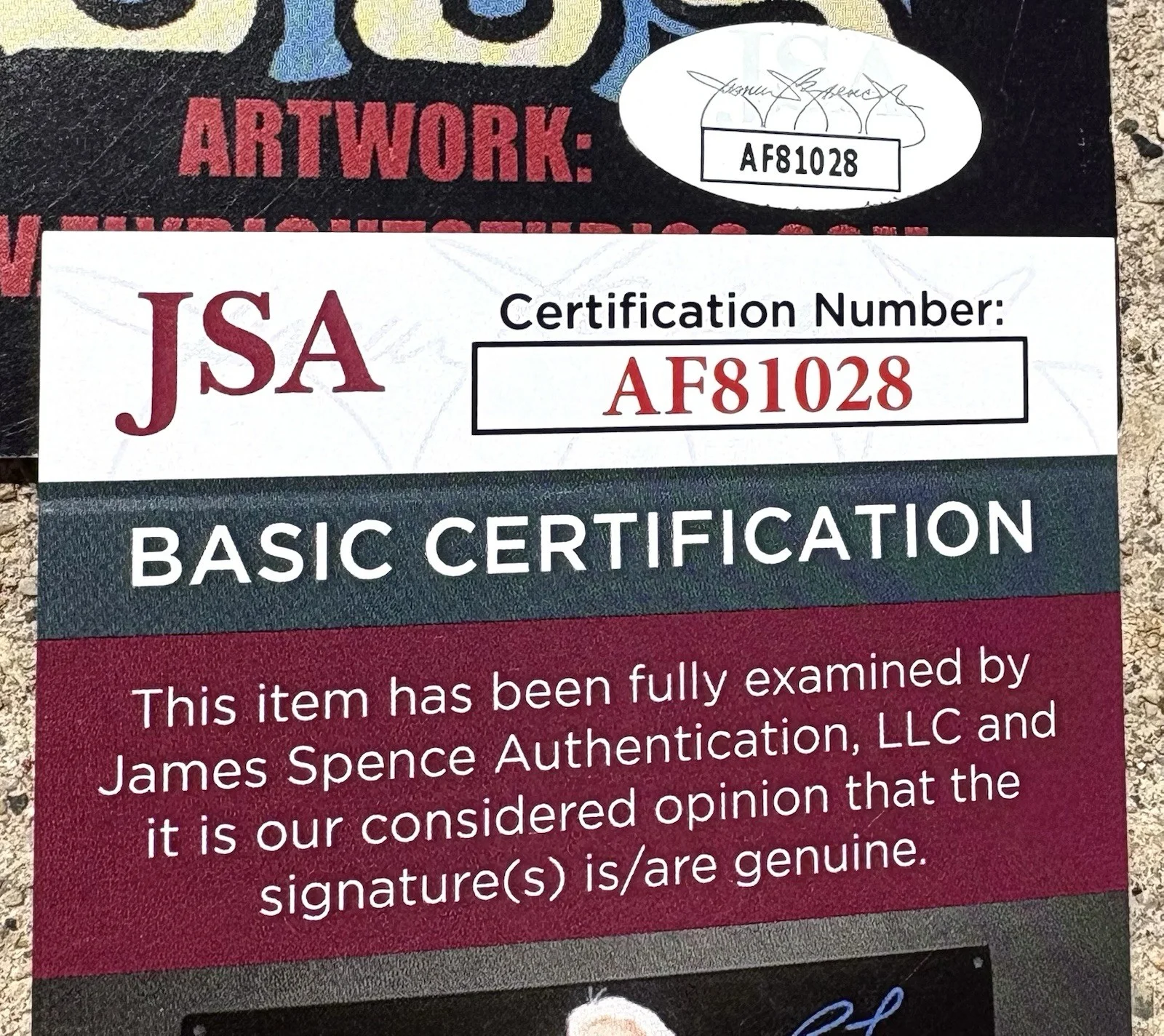 TREY ANASTASIO SIGNED Poster JSA COA PHISH 2005 Cleveland, image 2