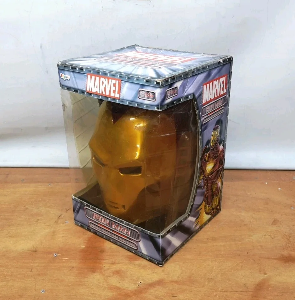 Marvel Iron Man Mask 2005 By Disguise Official Prop Display Boxed Collectors, изображение 2